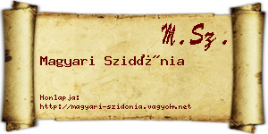 Magyari Szidónia névjegykártya
